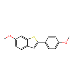 Hot selling 6-methoxy-2-(4-methoxyphenyl)benzo(b)thiophene cas 63675-74-1 with good price