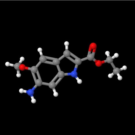 Hot sales Ethyl 6-amino-5-methoxy-1H-indole-2-carboxylate CAS no. 107575-60-0 with good price