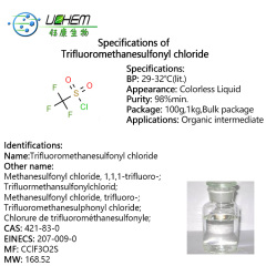 Good Price Trifluoromethanesulfonyl Chloride CAS 421-83-0 Bulk Supply