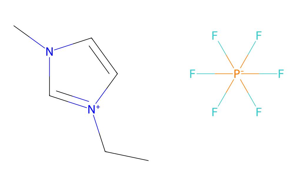 Factory supply 1-Ethyl-3-methylimidazolium hexafluorophosphate cas 155371-19-0
