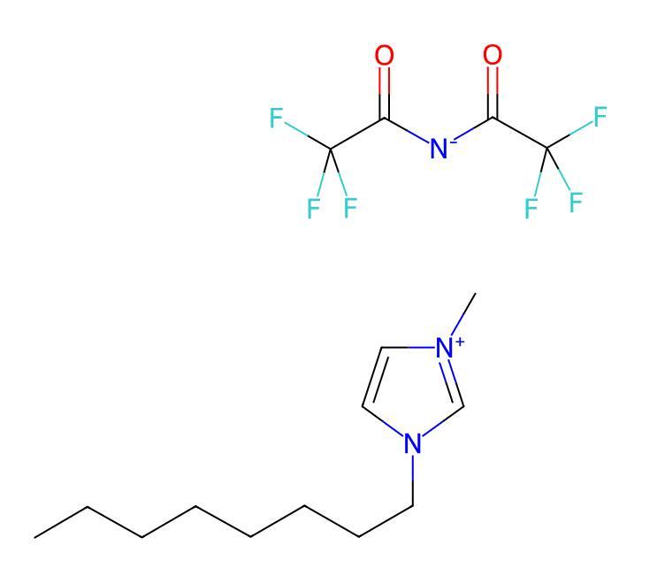 Factory supply 1-Octyl-3-methylimidazolium bis(2,2,2-trifluoroacetyl)imide cas 862731-66-6