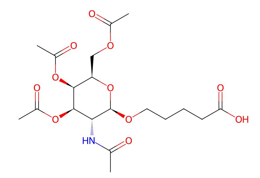 Manufacturer Supply High Quality 5-[(3,4,6-Tri-O-acetyl-2-acetylamido-2-deoxy-b-D-galactopyranosyl)oxy]pentanoic acid cas 1159408-54-4