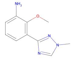Chemical Wholesale price 2-Methoxy-3-(1-methyl-1H-1,2,4-triazol-3-yl)aniline cas 1609394-10-6