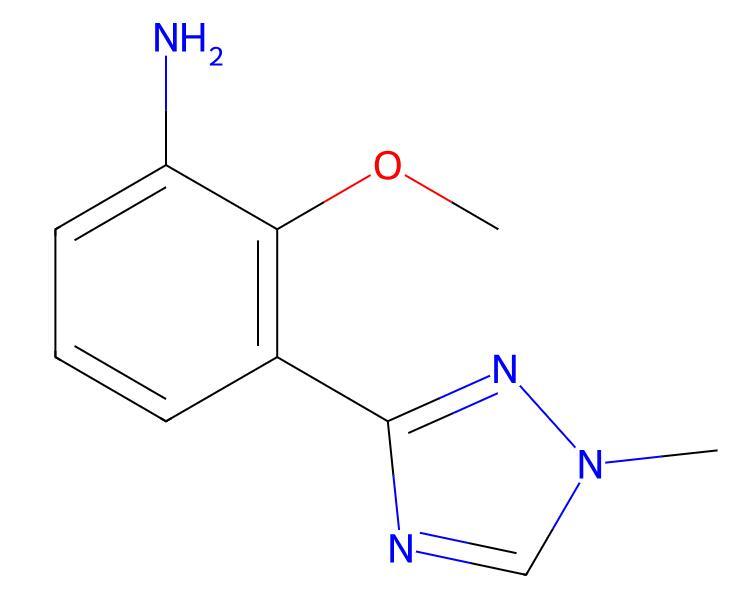 Chemical Wholesale price 2-Methoxy-3-(1-methyl-1H-1,2,4-triazol-3-yl)aniline cas 1609394-10-6