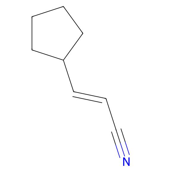 Manufacturer Supply Ruxolitinib intermediates 3-Cyclopentylacrylonitrile CAS No 591769-05-0 with Best Price