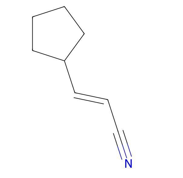 Manufacturer Supply Ruxolitinib intermediates 3-Cyclopentylacrylonitrile CAS No 591769-05-0 with Best Price