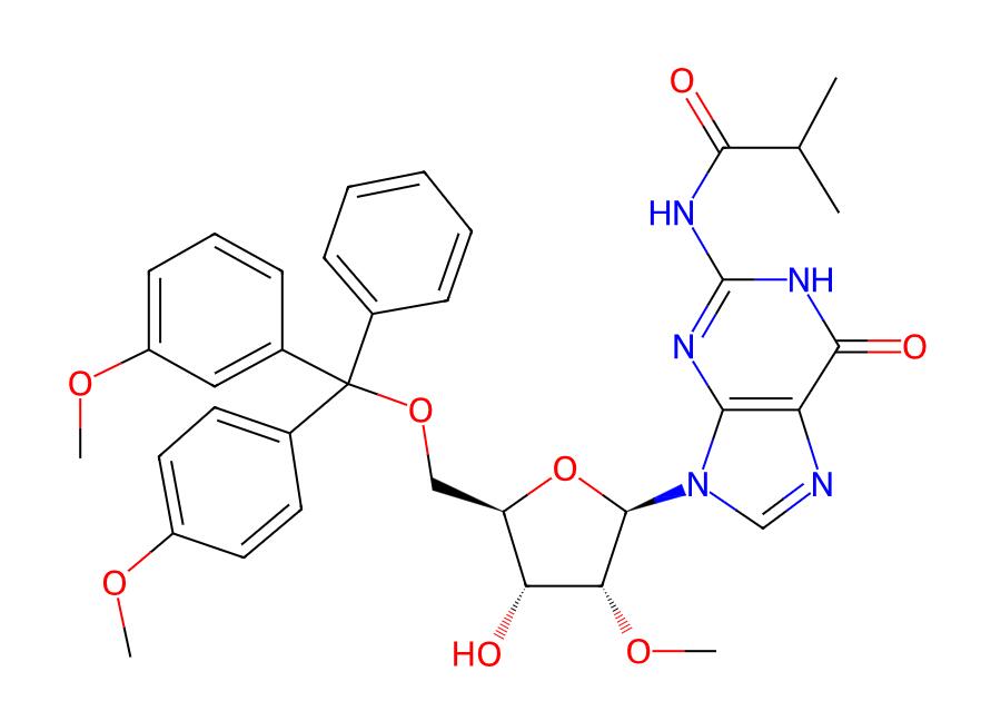 Top Quality 5'-O-DMT-N2-Isobutyryl-2'-O-methyl-D-guanosine cas 114745-26-5