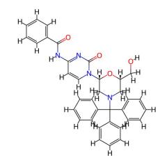 High Quality N4-Benzoyl-7'-OH-N-trityl Morpholino cytosine cas 125515-31-3
