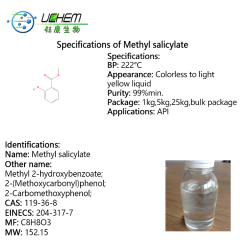 High Quality Purity 99% Methyl Salicylate CAS 119-36-8