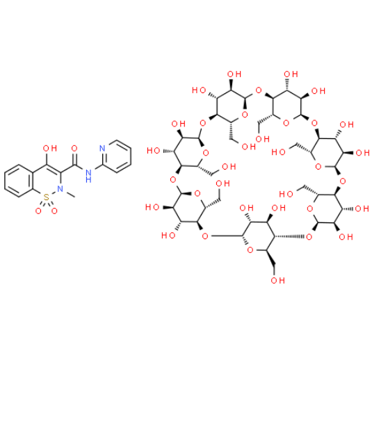 High quality Synthetic drugs Piroxicam-beta-Cyclodextrin PBC CAS 96684-39-8