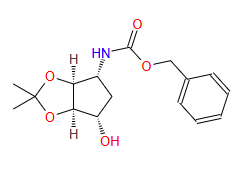 The newest product: N-[(3aS,4R,6S,6aR)-Tetrahydro-6-hydroxy-2,2-dimethyl-4H-cyclopenta-1,3-dioxol-4-yl]carbamicacid phenylmethyl ester cas 274693-53-7
