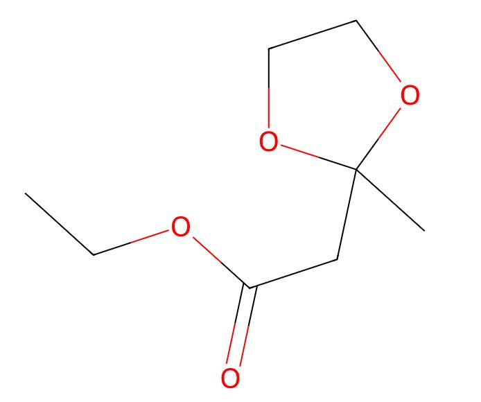 Good Product Ethyl 2-(2-methyl-1,3-dioxolan-2-yl)acetate / Fructone cas 6413-10-1