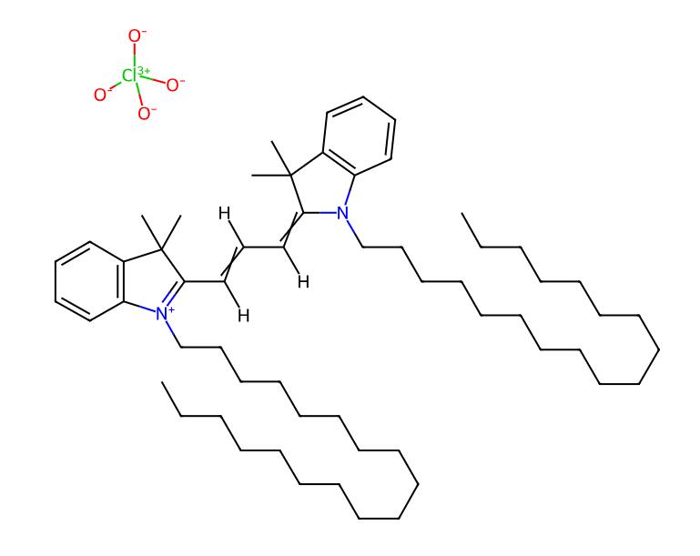 Factory Hot Sale 95% 1,1'-Dioctadecyl-3,3,3',3'-tetramethylindocarbocyanine perchlorate / DiIC18(3) perchlorate cas 41085-99-8