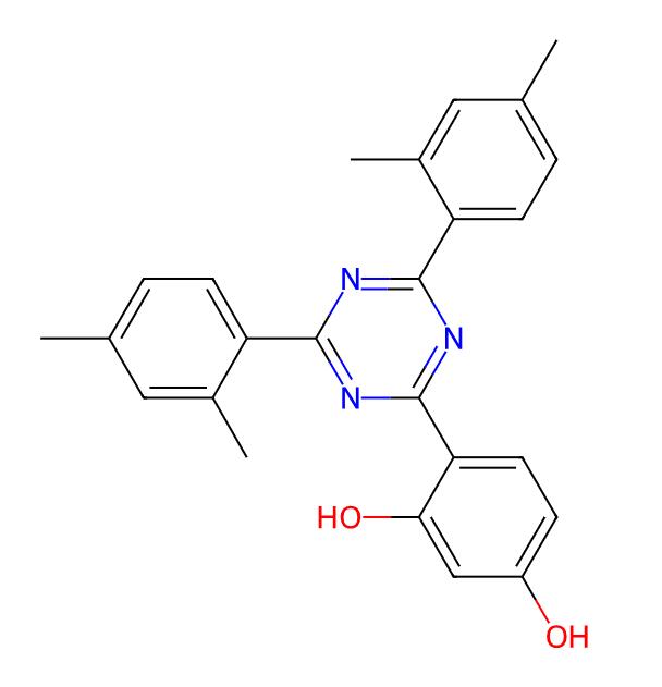 High Quality 4-(4,6-Bis(2,4-dimethylphenyl)-1,3,5-triazin-2-yl)benzene-1,3-diol cas 1668-53-7
