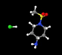 Factory Wholesale Price 1-(Methylsulfonyl)piperidin-4-amine hydrochloride cas 651057-01-1