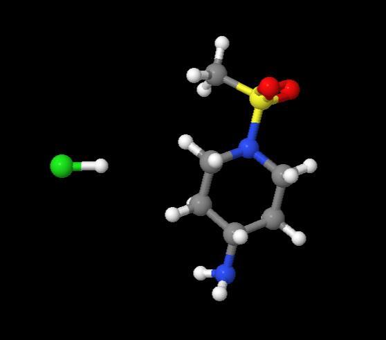 Factory Wholesale Price 1-(Methylsulfonyl)piperidin-4-amine hydrochloride cas 651057-01-1