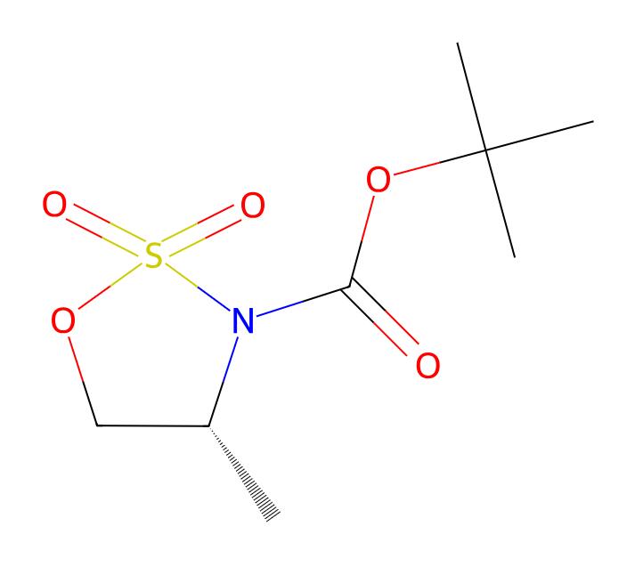 High Quality Tert-Butyl (R)-4-Methyl-2,2-Dioxo-[1,2,3]Oxathiazolidine-3-Carboxylate cas 454248-53-4