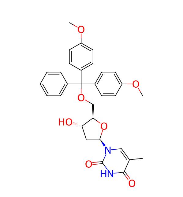 Factory Supply High Quality 5'-O-DMT-thymidine / 5'-O-Dimethoxytrityl-deoxythymidine cas 40615-39-2