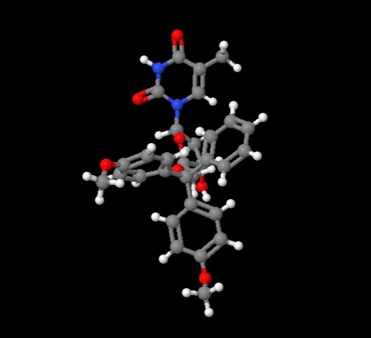 Factory Supply High Quality 5'-O-DMT-thymidine / 5'-O-Dimethoxytrityl-deoxythymidine cas 40615-39-2