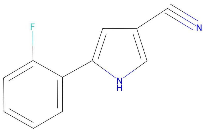 Factory Price Sell 5-(2-Fluorophenyl)-1H-pyrrole-3-carbonitrile cas 1240948-77-9