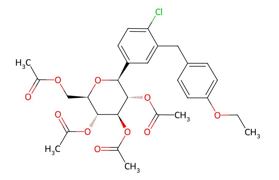 Hot selling high quality Dapagliflozin Tetraacetate cas 461432-25-7