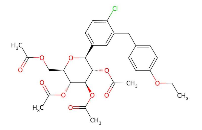 Hot selling high quality Dapagliflozin Tetraacetate cas 461432-25-7