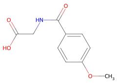 Hot selling high quality (4-Methoxy-benzoylamino)-acetic acid cas 13214-64-7