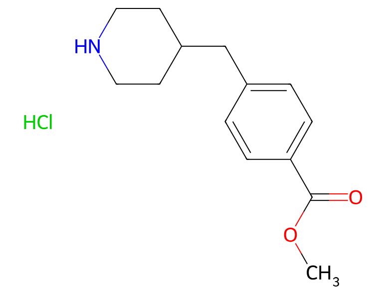 Factory in Stock Methyl 4-(piperidin-4-ylmethyl)benzoate hydrochloride cas 333986-70-2