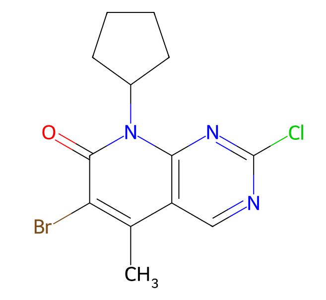Best Price 6-Bromo-2-chloro-8-cyclopentyl-5-methylpyrido[2,3-d]pyrimidin-7(8H)-one cas 1016636-76-2