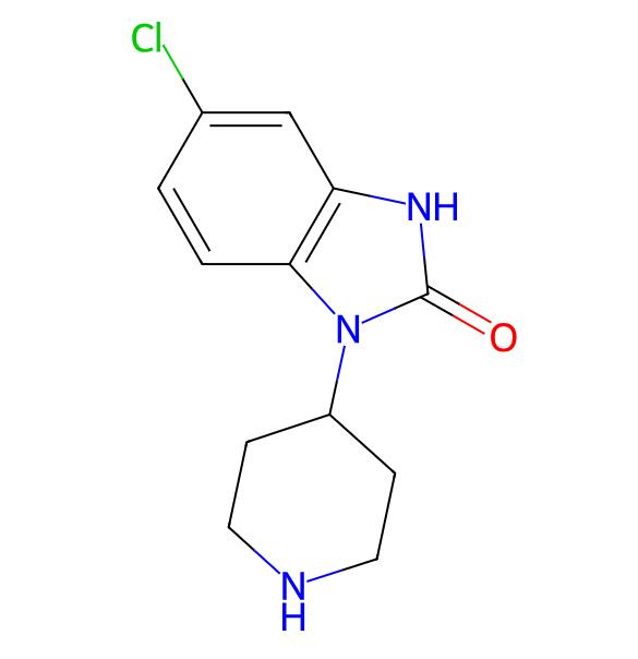 Hot selling high quality 5-Chloro-1-(4-piperidyl)-2-benzimidazolinone cas 53786-28-0