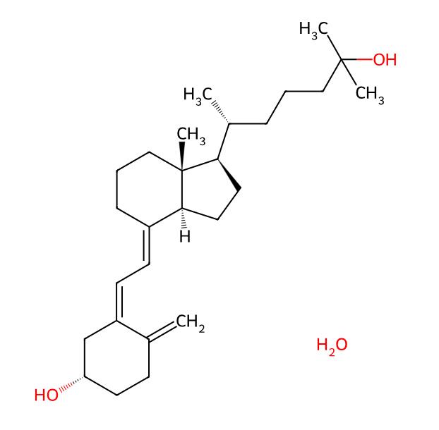 Manufacturers supply 25-Hydroxyvitamin D3 monohydrate cas 63283-36-3