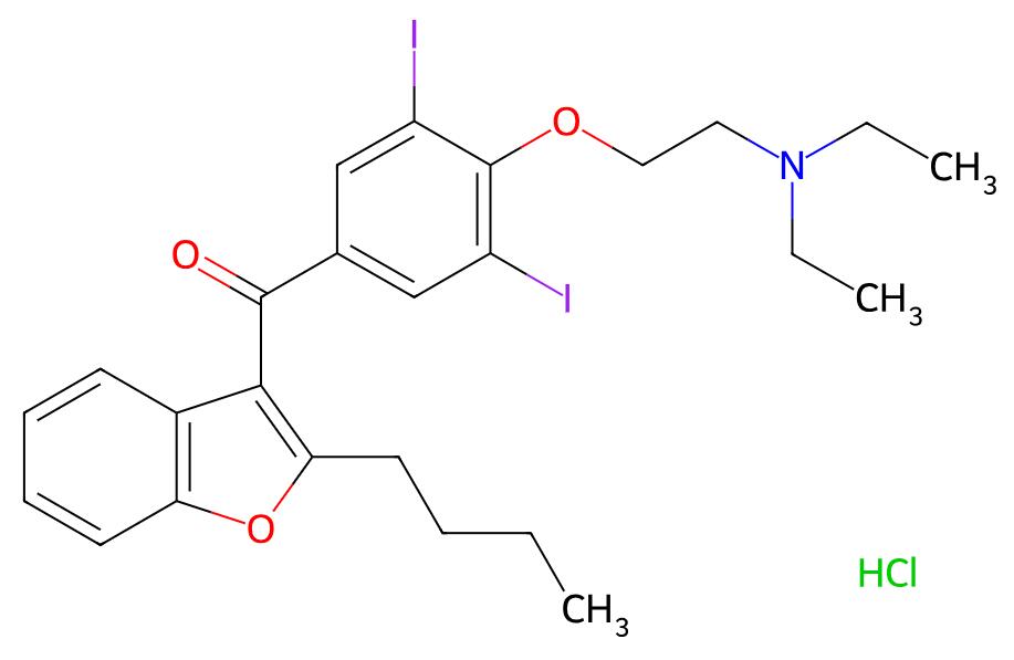 Wholesale Price Amiodarone Hydrochloride cas 19774-82-4