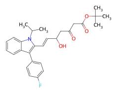 Factory Price Sell tert-Butyl (E)-7-[3'-(4''-fluorophenyl)-1'-methylethyl-indol-2'-yl]-3-hydroxy-5-oxo-6-heptenoate cas 375846-25-6