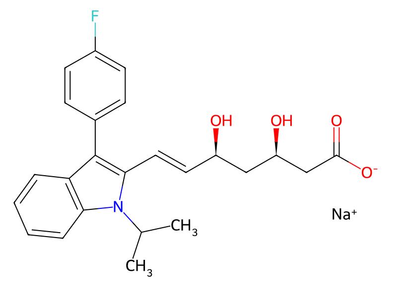 Factory Supply High Quality Fluvastatin Sodium Salt cas 93957-55-2