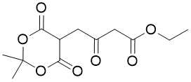 Professional Supplier 2,2-dimethyl-5-(3-ethoxycarbonyl-2-oxopropyl)-1,3-dioxane-4,6-dione cas 135452-67-4
