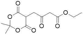 Professional Supplier 2,2-dimethyl-5-(3-ethoxycarbonyl-2-oxopropyl)-1,3-dioxane-4,6-dione cas 135452-67-4