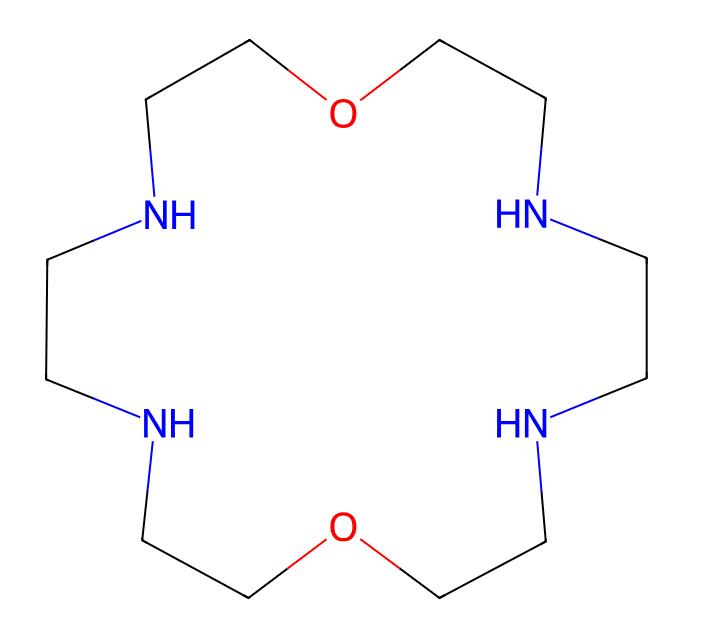 Good Product 1,10-Dioxa-4,7,13,16-tetraazacyclooctadecane cas 296-36-6