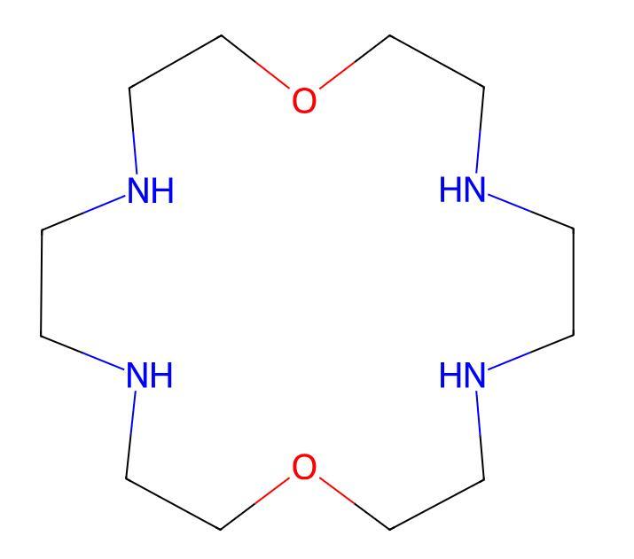 Good Product 1,10-Dioxa-4,7,13,16-tetraazacyclooctadecane cas 296-36-6