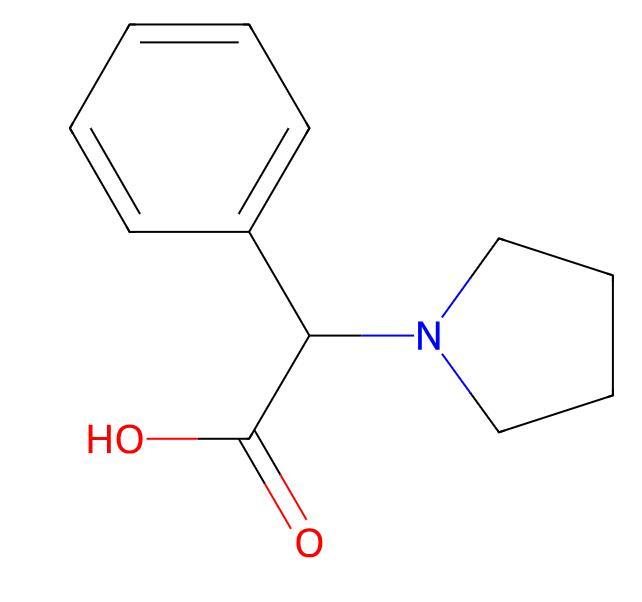 High Quality Phenyl-pyrrolidin-1-yl-acetic acid cas 100390-48-5