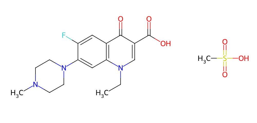 Factory Supply High Quality Pefloxacin mesylate cas 70458-95-6