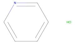 China Manufacturer Pyridine Hydrochloride cas 628-13-7 in stock