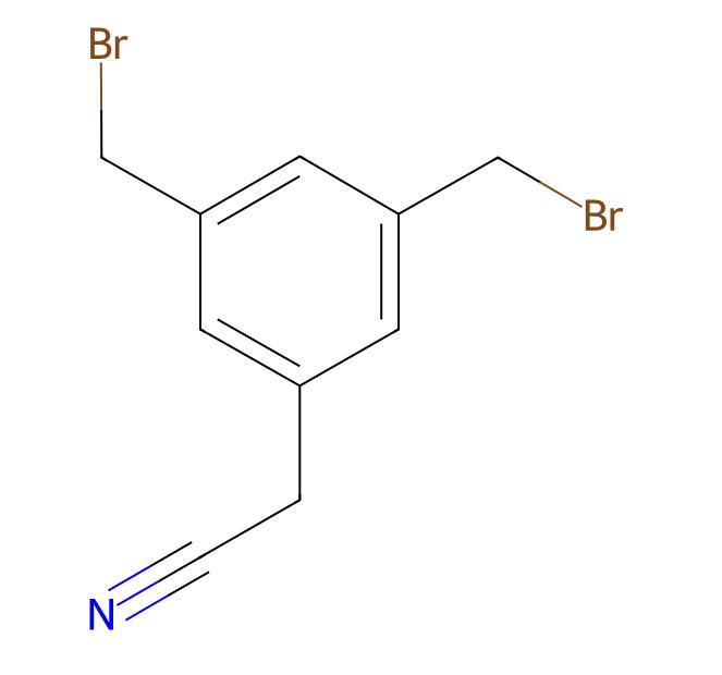 Factory Price 2-(3,5-bis(Bromomethyl)phenyl)acetonitrile cas 168414-97-9