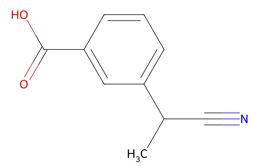 Factory supply Price 3-(1-Cyanoethyl)benzoic Acid cas 5537-71-3
