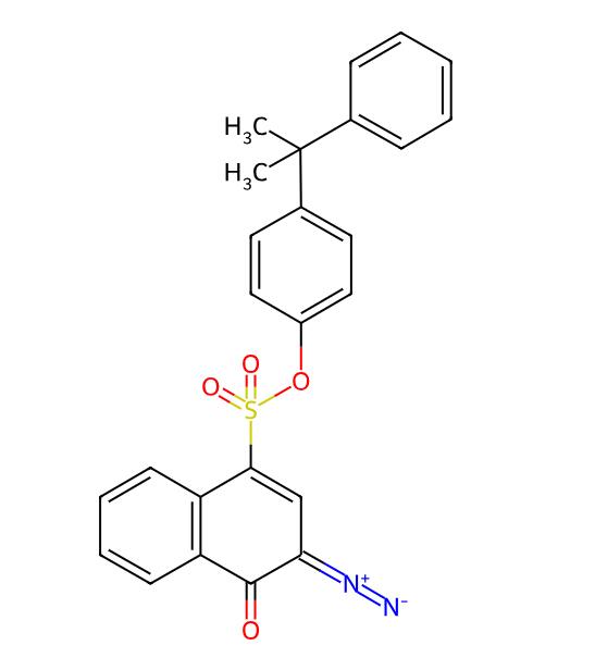 Best Price 4-(1-Methyl-1-phenylethyl)phenyl 3-diazo-3,4-dihydro-4-oxo-1-naphthalenesulfonate cas 23121-00-8
