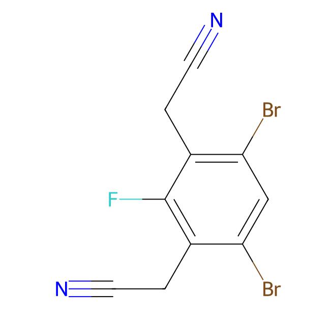 Factory Price Sell 4,6-Dibromo-2-fluoro-1,3-benzenediacetonitrile cas 2789616-13-1
