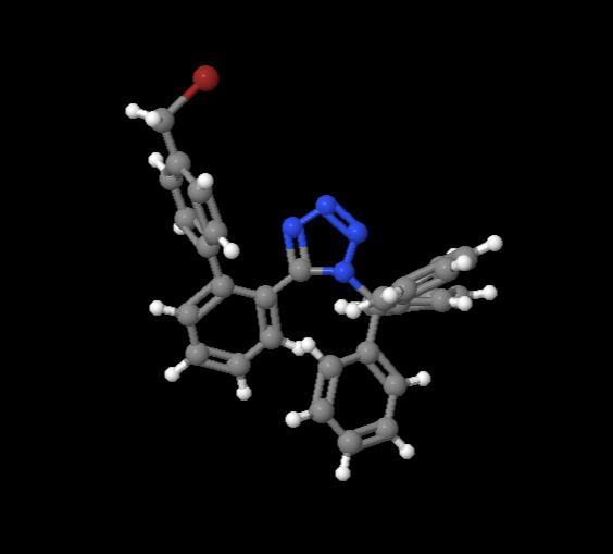 Manufacturers supply 5-(4'-Bromomethyl-1,1'-biphenyl-2-yl)-1-triphenylmethyl-1H-tetrazole cas 124750-51-2
