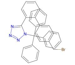 Manufacturers supply 5-(4'-Bromomethyl-1,1'-biphenyl-2-yl)-1-triphenylmethyl-1H-tetrazole cas 124750-51-2