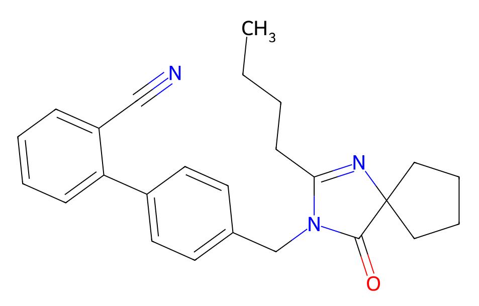 Factory Wholesale Price 4'-[(2-Butyl-4-oxo-1,3-diazaspiro[4.4]non-1-en-3-yl)methyl]-(1,1'-biphenyl)-2-carbonitrile cas 138401-24-8