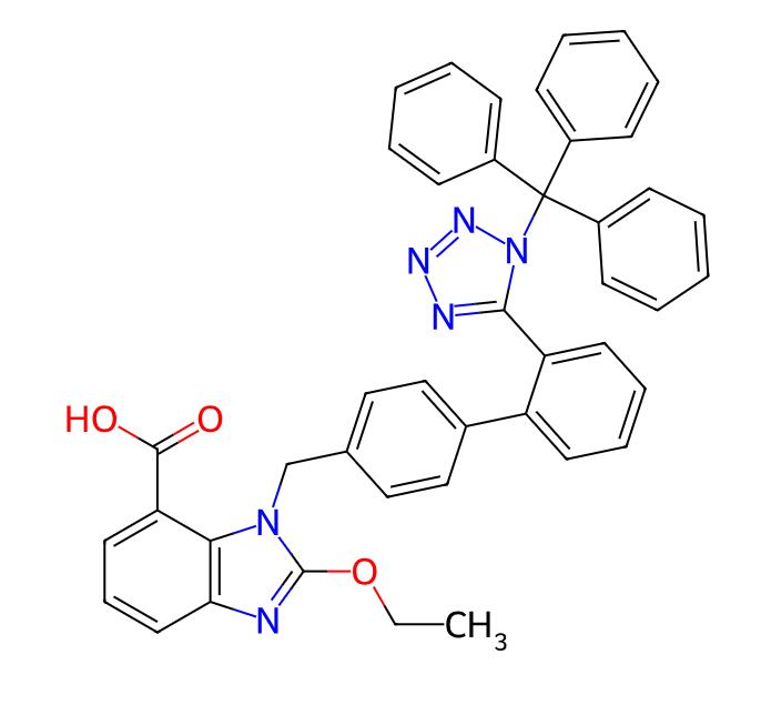 Wholesale Price Trityl candesartan / N-Trityl Candesartan cas 139481-72-4