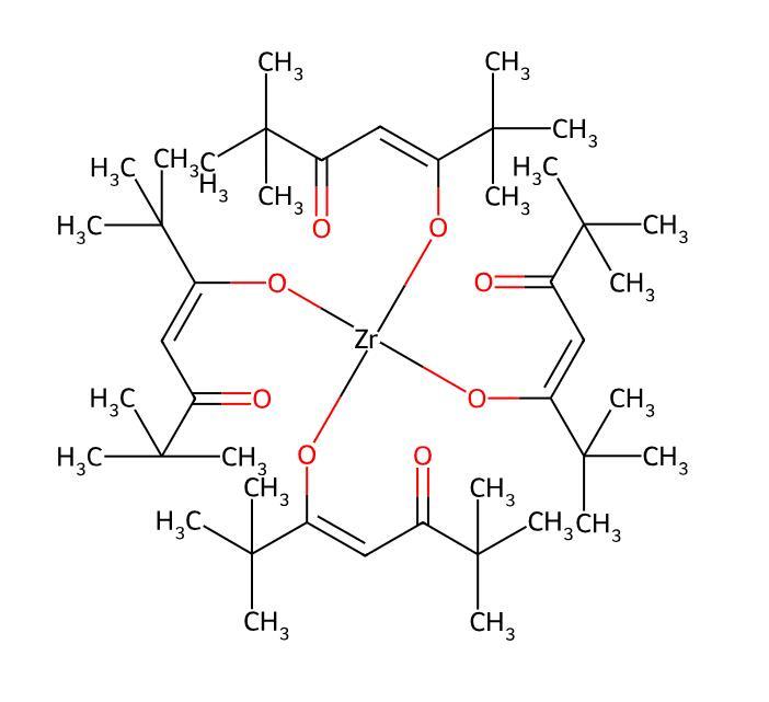 Factory Supply High Quality Tetrakis(2,2,6,6-tetramethyl-3,5-heptanedionato)zirconium(IV) CAS 18865-74-2